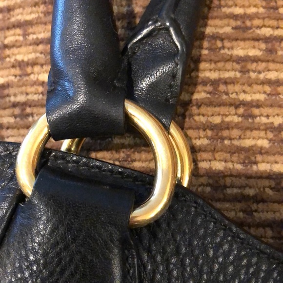 Hard to find Black Prada Hobo Bag Purse Tote - Picture 2 of 8